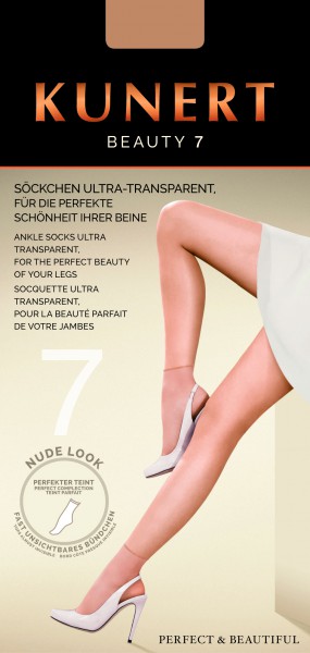 Kunert Beauty 7 - Ultra-transparent nude look sommer socks