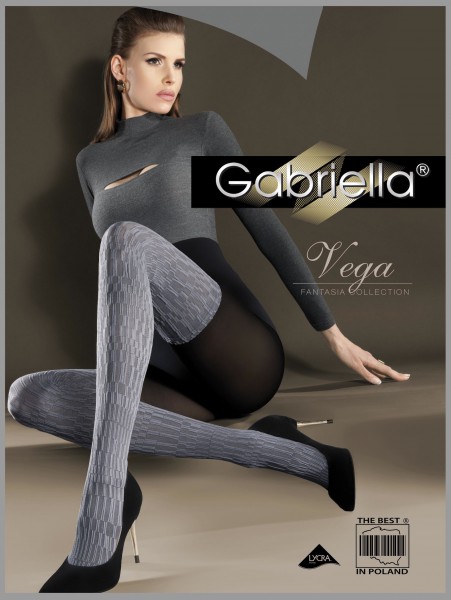 Gabriella - Stylish Ugjennomsiktig mock Overknee strømper strømpebukse Vega