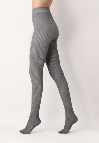 Oroblu - Very soft, ribbed tights with reinforced sole