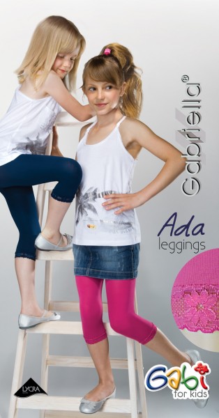 Gabriella - Classic Ugjennomsiktig childrens leggings Ada