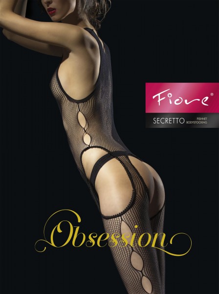 Fiore Secreto - Fishnet Bodystocking med sophisticated cut-outs